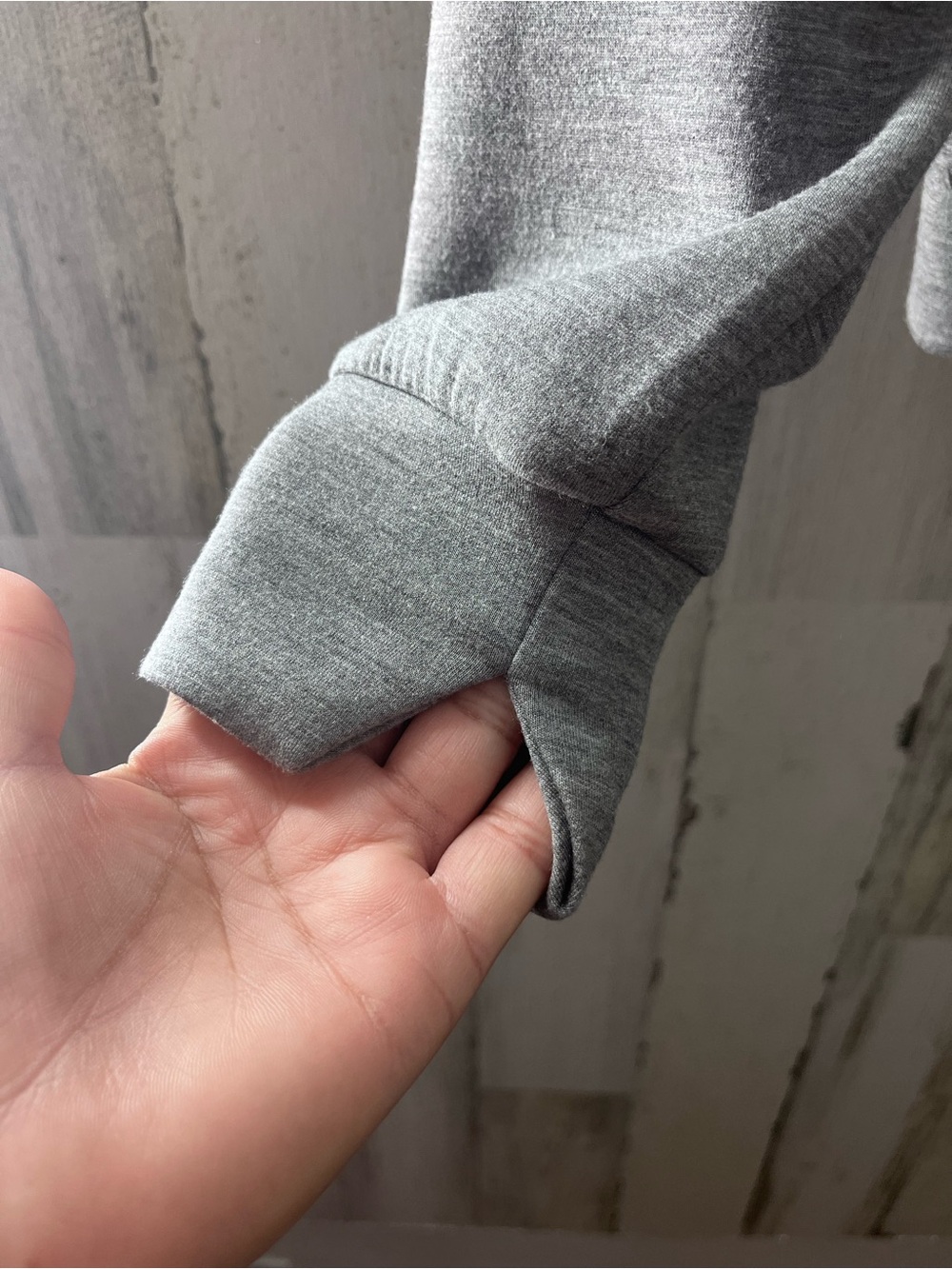 SPANX Light Gray  AirEssentials Half Zip Sweatshirt Large - Picture 8 of 13